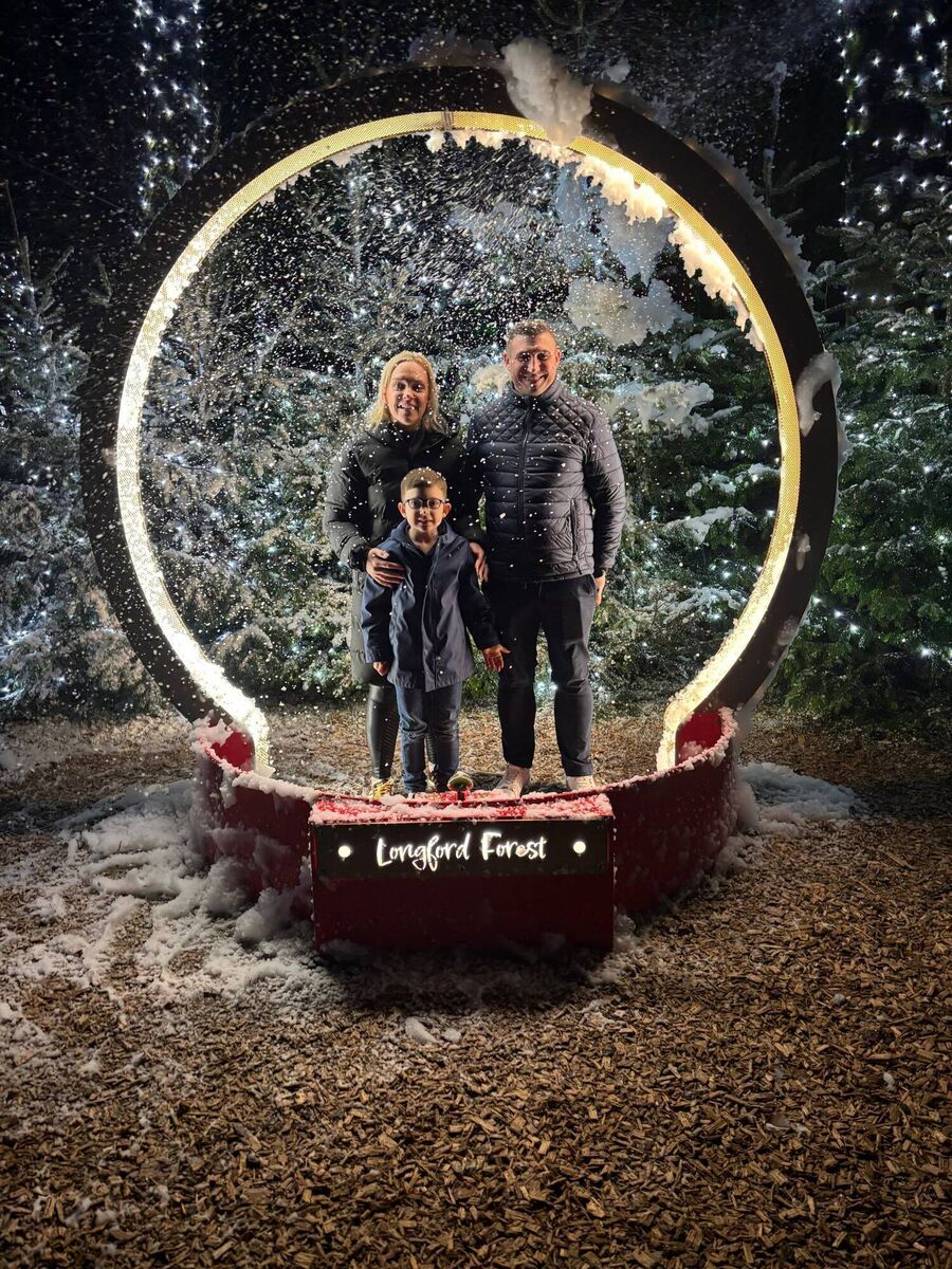 Áine Healy Collins with her husband Mark and her son Kai. 'Grieving a child as a married couple is incredibly hard in ways that are often invisible to others.' Picture: Manon Gilbart