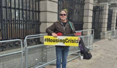 Cork singer brings protest on housing crisis home to Government