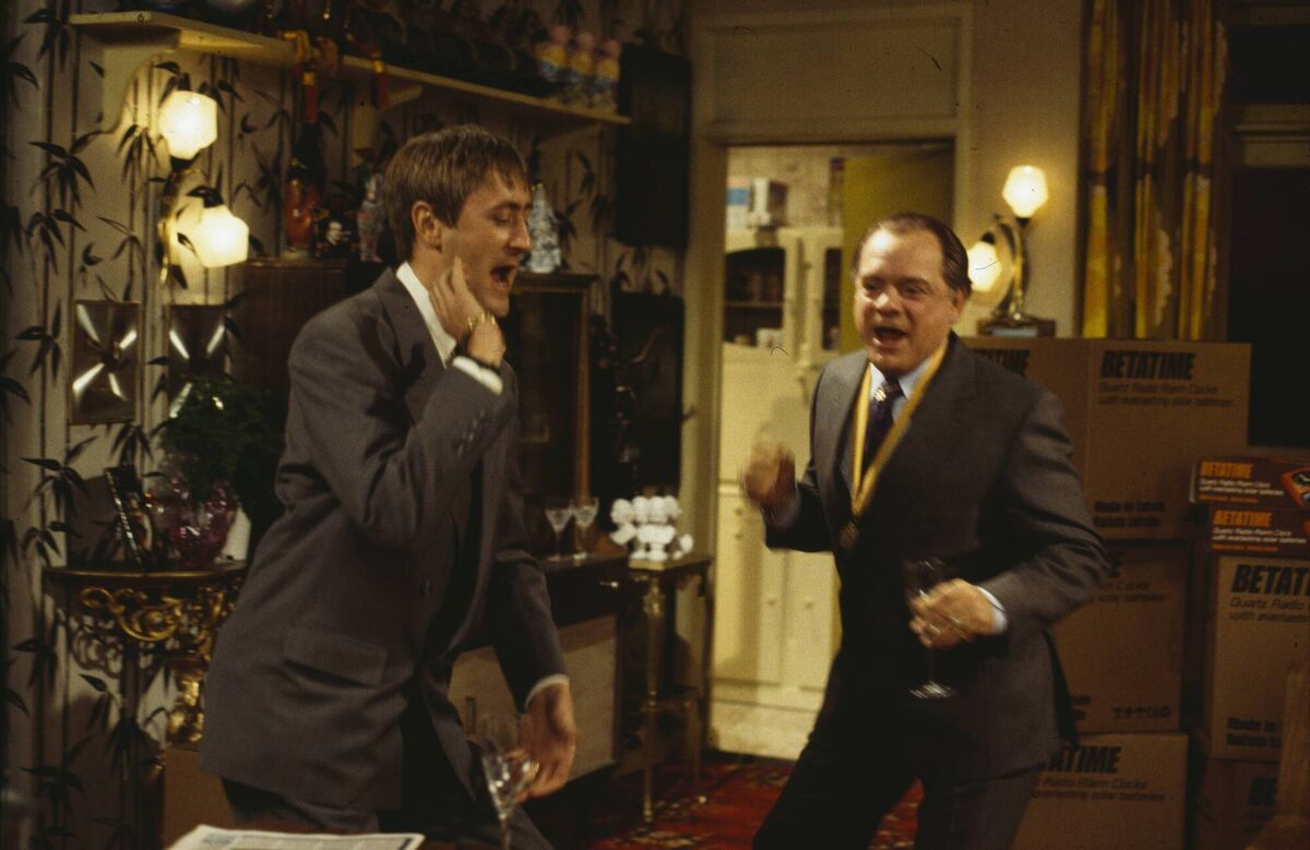 Nicholas Lyndhurst and David Jason in Only Fools and Horses