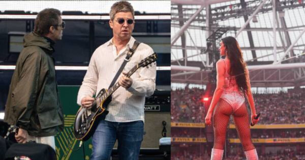 Oasis, Zach Bryan, Dua Lipa... These were the 16 best gigs of 2025