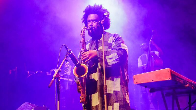 Kamasi Washington on the Cork Opera House stage in April. Picture: David Creedon