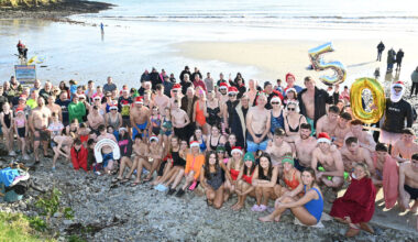 Hundreds of people across Cork brave the elements for Christmas Day dips 