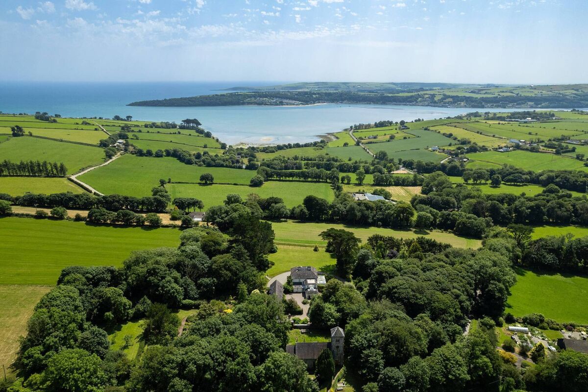 Float your boat? Stunning coastline and beaches by Coolmain and Kilbrittain’s €3m Rathclaren House.