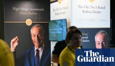 Farage criticised for £400,000 job promoting physical gold as pension investment | Nigel Farage