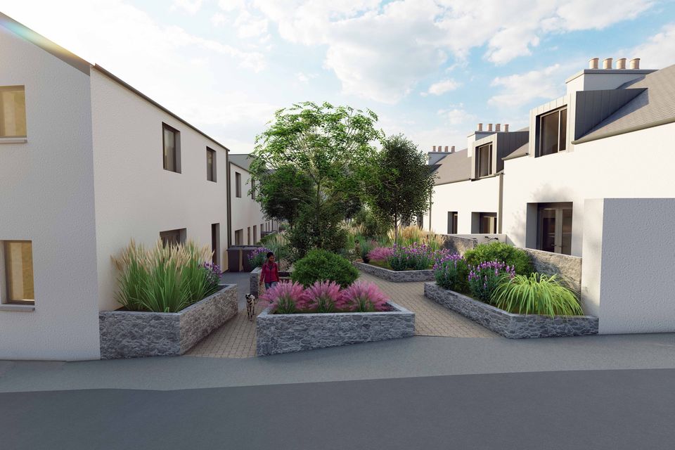 An artist’s impression of the Dunlo Hill development in Ballinasloe. Credit OBFA Architects.