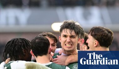 Hibernian cling on to defeat league leaders Hearts in pulsating derby | Scottish Premiership