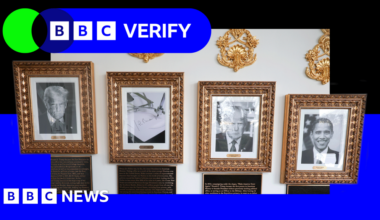 Fact-checking White House plaques targeting former US presidents