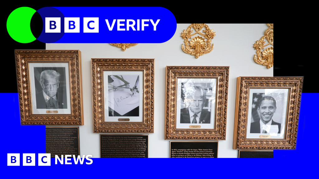 Fact-checking White House plaques targeting former US presidents