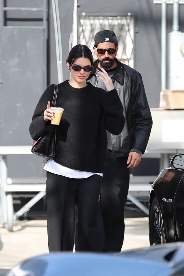 Backgrid Kendall Jenner and Ben Gorham on December 17, 2025.