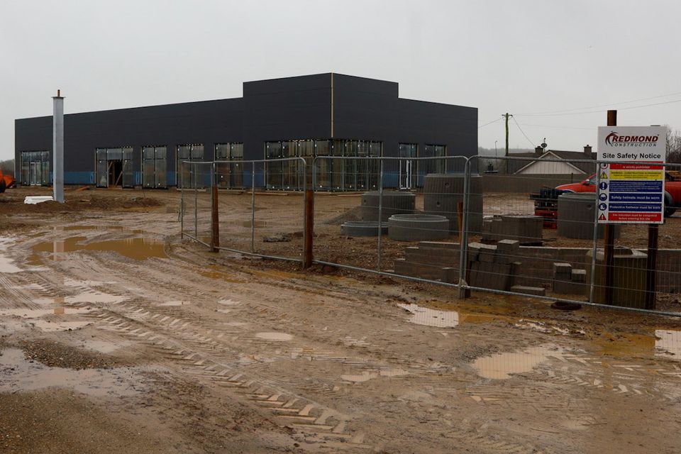 Progress on the construction of a new service station in Gorey. PHOTO: Sabrina Ffrench