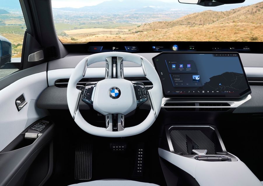 BMW have treated the new iX3 to a new cockpit which is dominated by a full width Panoramic View screen