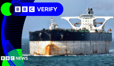 Tracking down Venezuela-linked tanker 'pursued' by US Coast Guard - BBC