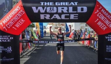 Sligo man runs seven half marathons on seven continents in seven days