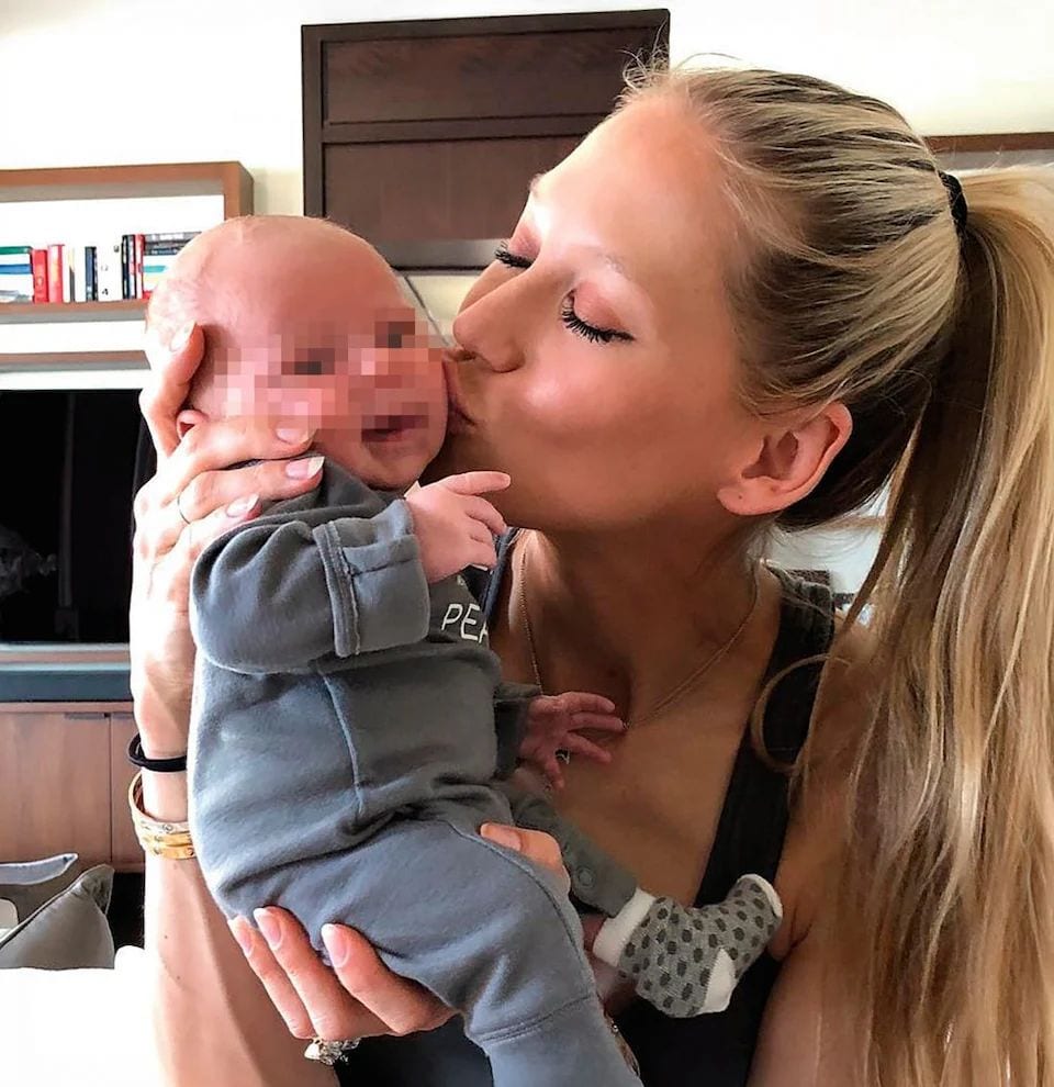 "Being with my children is happiness, I don't want to miss a single second," - Anna Kournikova