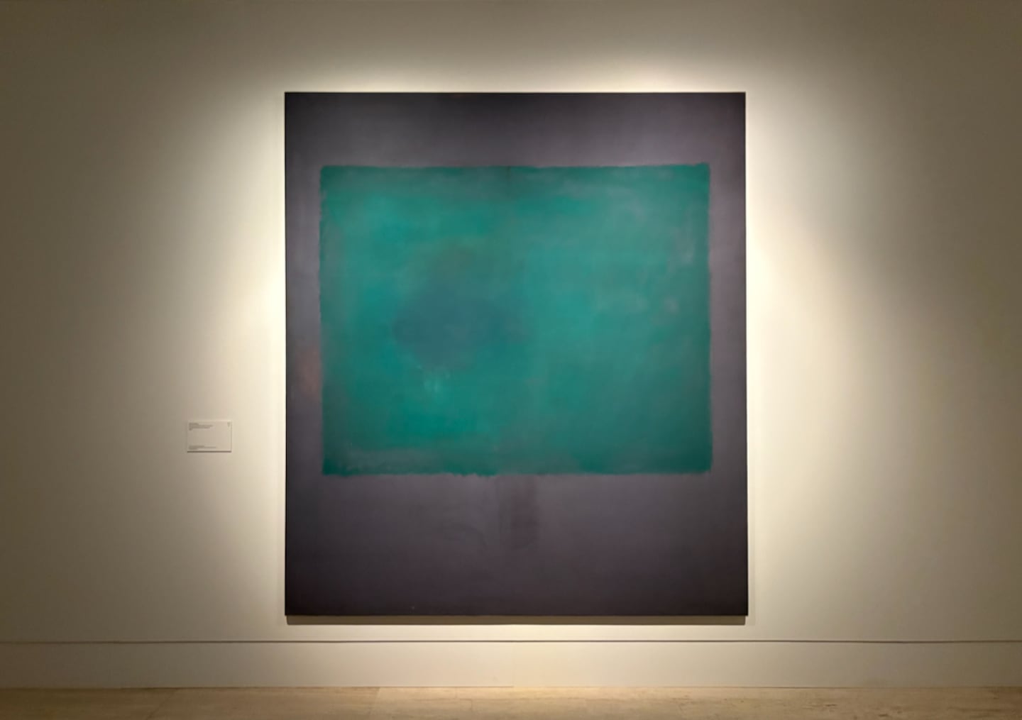 A painting by Mark Rothko at the "Warhol/Pollock" exhibition at Madrid's Thyssen Bornemisza National Museum in late November.