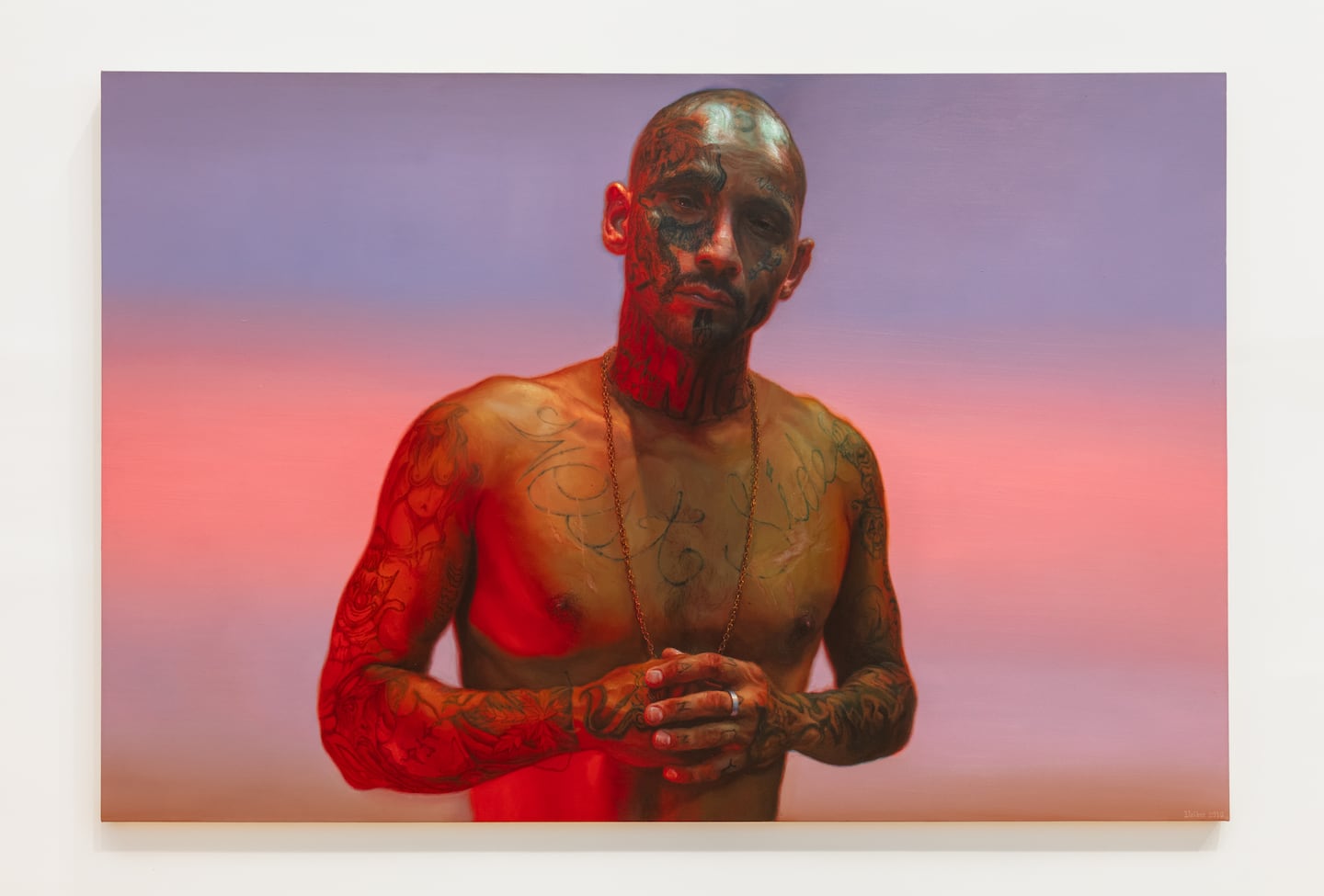 Vincent Valdez, "So Long, MaryAnn," 2019. 
As installed in "Just a Dream..." at MASS MoCA until April 2026. 