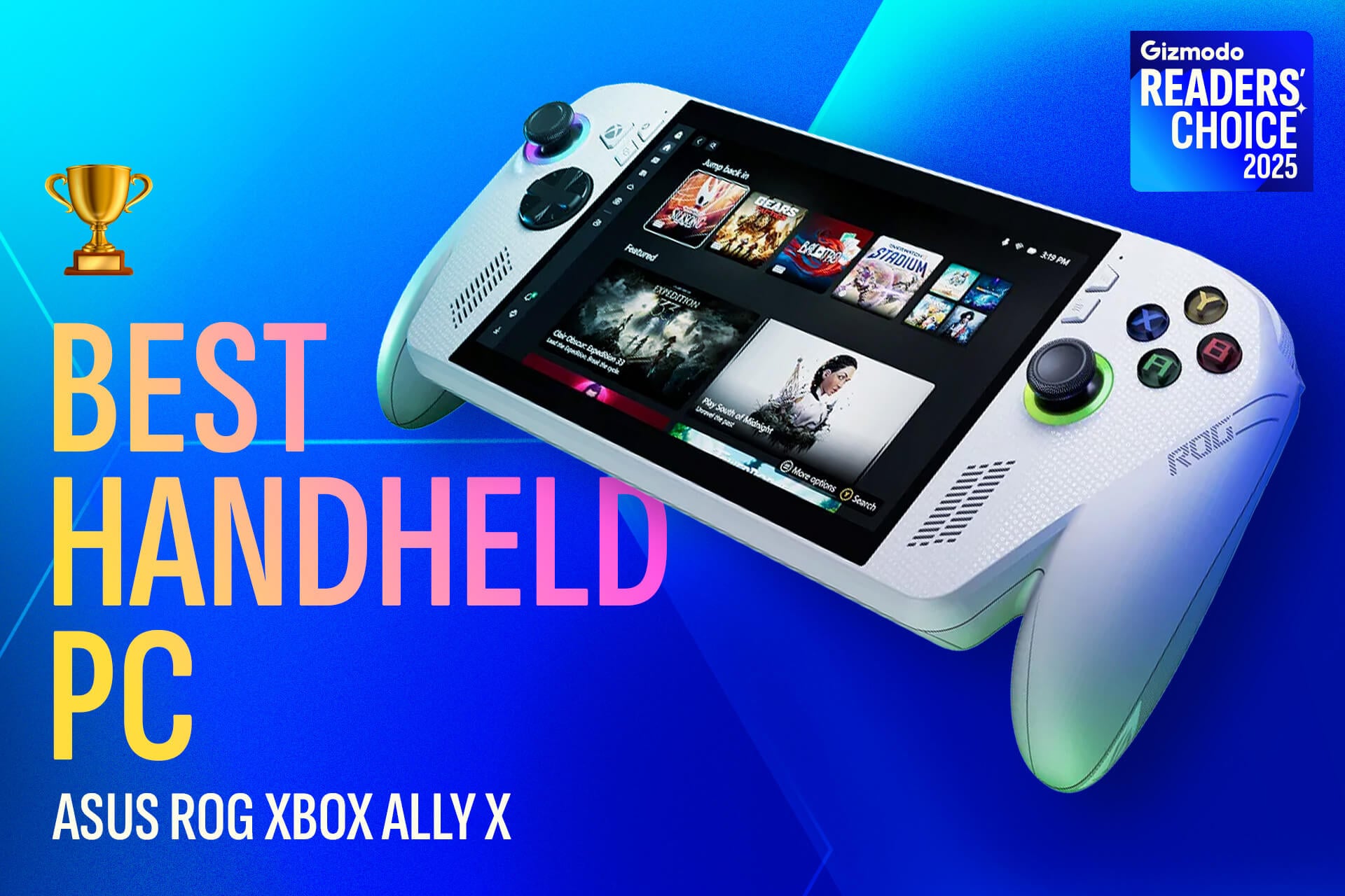 An image of the Asus ROG Xbox Ally X