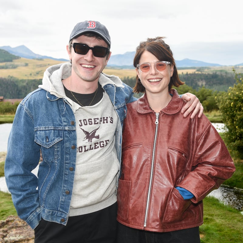 Hamnet: Paul Mescal and Jessie Buckley at Telluride Film Festival, in Colorado. Photograph: Vivien Killilea/Getty