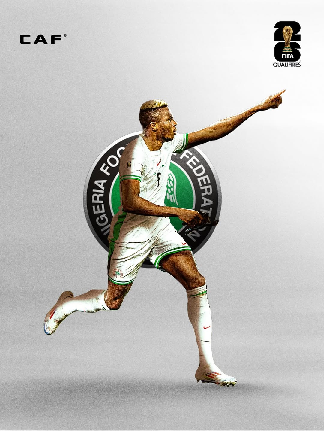 Can’t spell victory without Victor, CAF hails Osimhen’s hat-trick for Nigeria. Credit: Instagram | caf_online