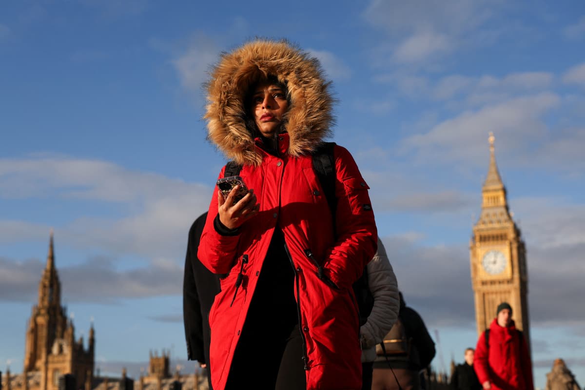 Cold temperatures set to continue with health alert in force - London Evening Standard