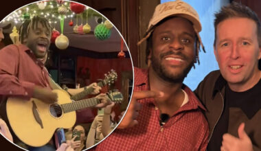 Myles Smith rocks up to Moville man's epic Boston bar!