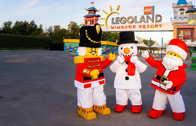 Inside Legoland at Christmas. Photograph: Channel 4
