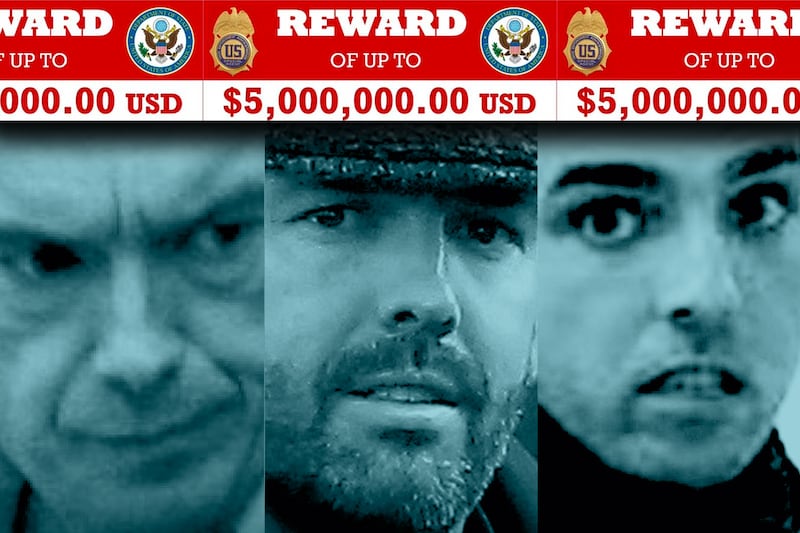 The Kinahans: Christy, Daniel and Christopher jnr