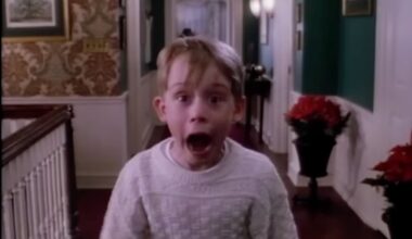 Macaulay Culkin in "Home Alone."n