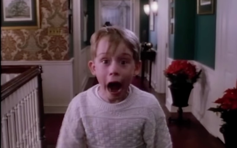Macaulay Culkin in "Home Alone."n