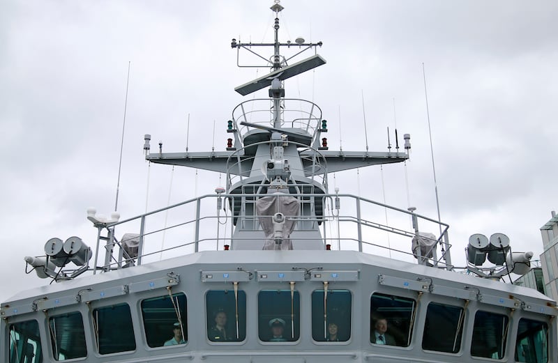 The bridge of the LÉ William Butler Yeats.  Photograph: Nick Bradshaw