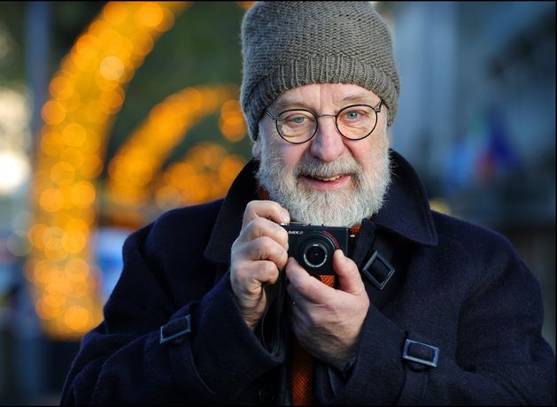 Author Michael Harding: ‘The camera was showing me something new; how sad and lonely people can be behind the mask of Christmas cheer’