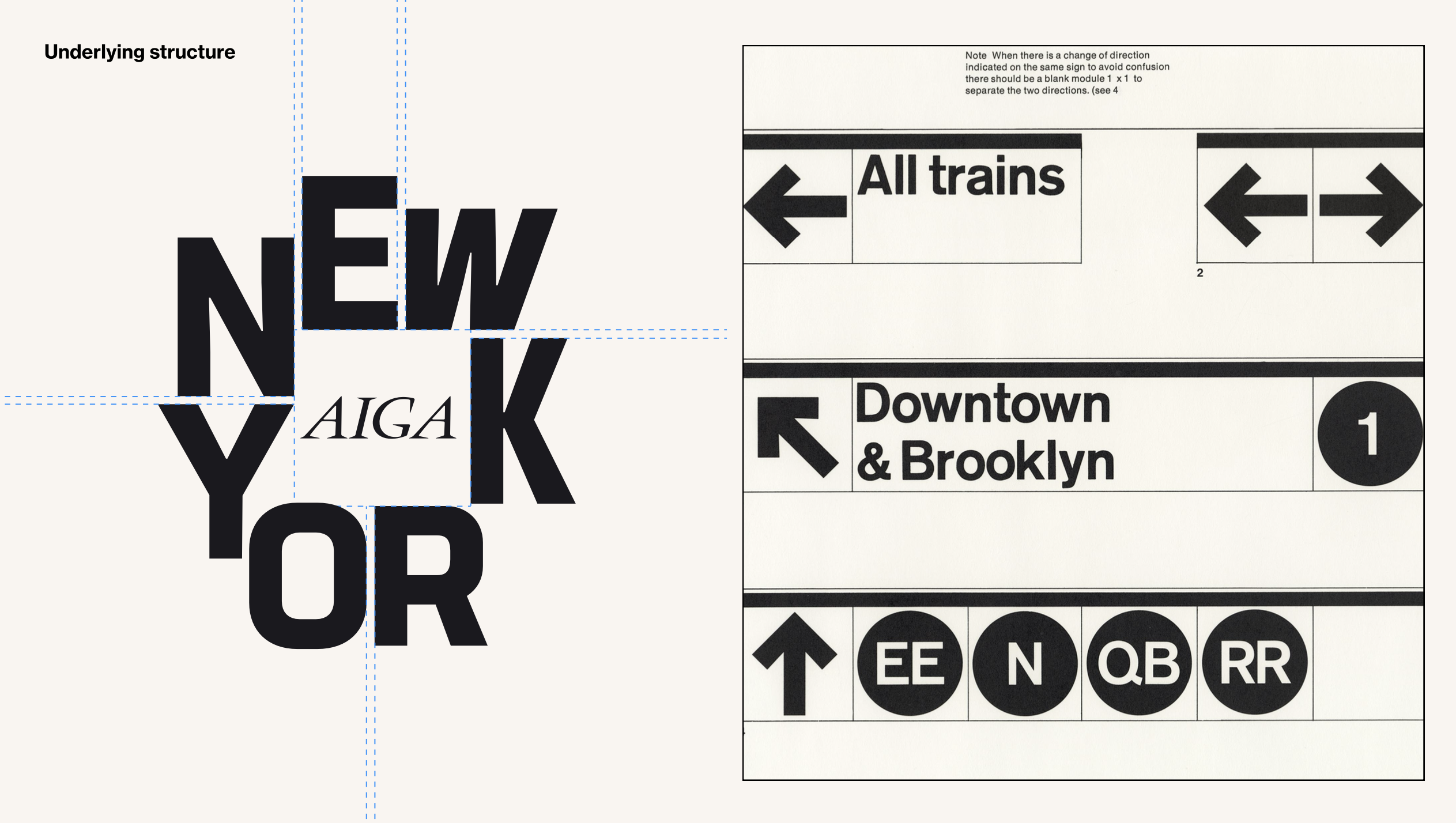AIGA NY logo and branding