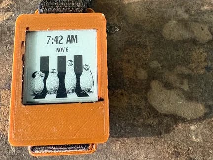 Hari R.'s Graytimer Is a Simple ePaper Watch Built From a Seeed Studio XIAO nRF52840