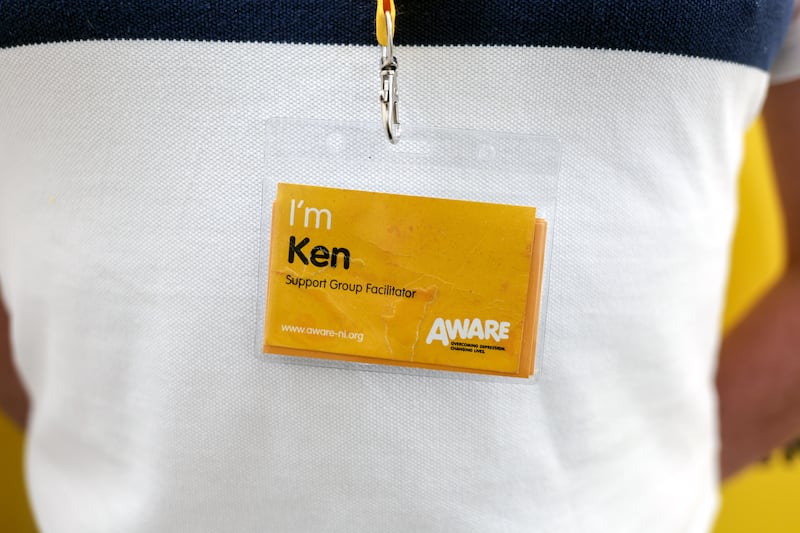 Aware NI facilitator Ken Boyd. PICTURE:BRIAN LINCOLN