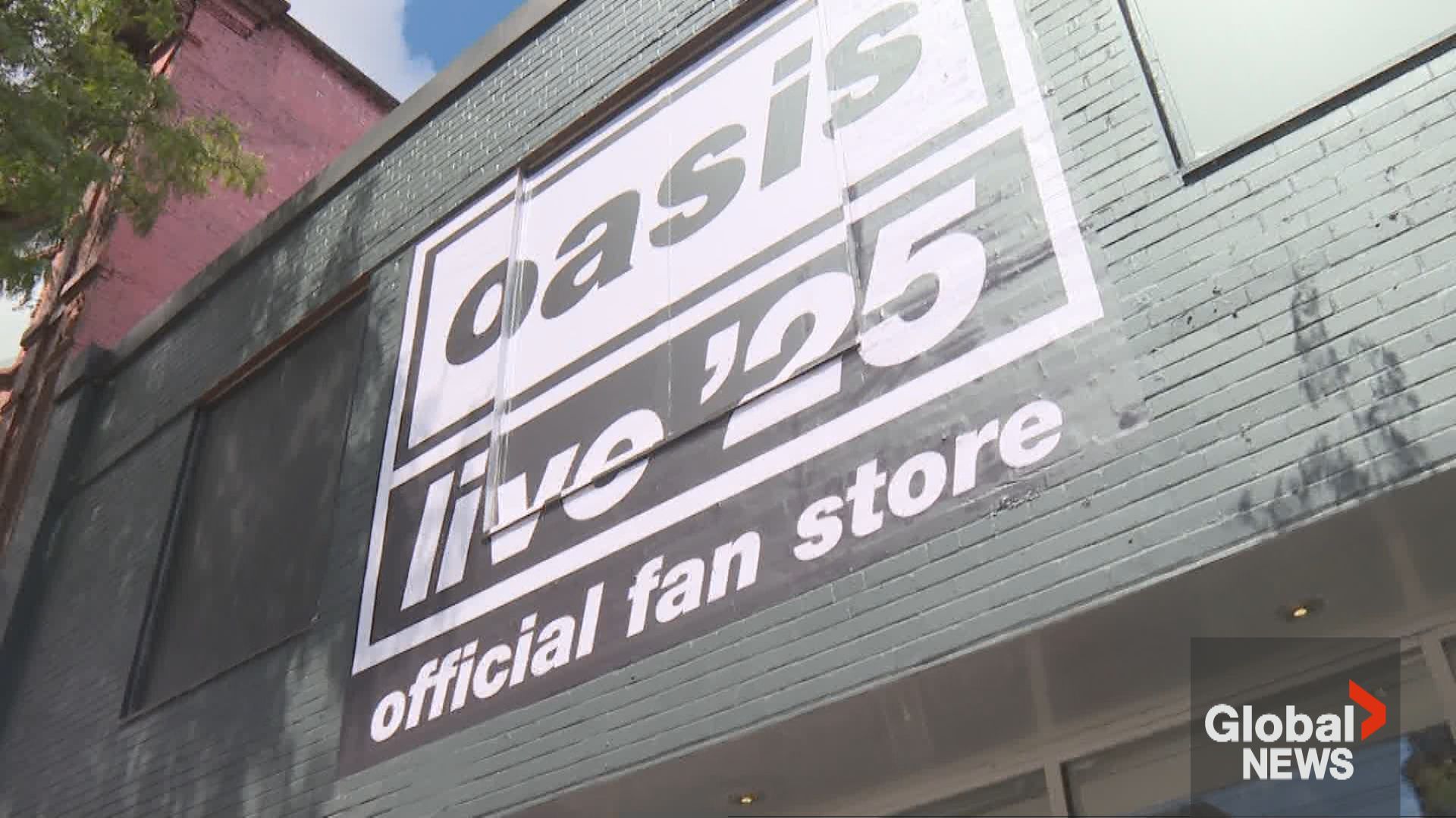 Click to play video: 'Oasis set to play at Toronto’s Rogers Stadium'
