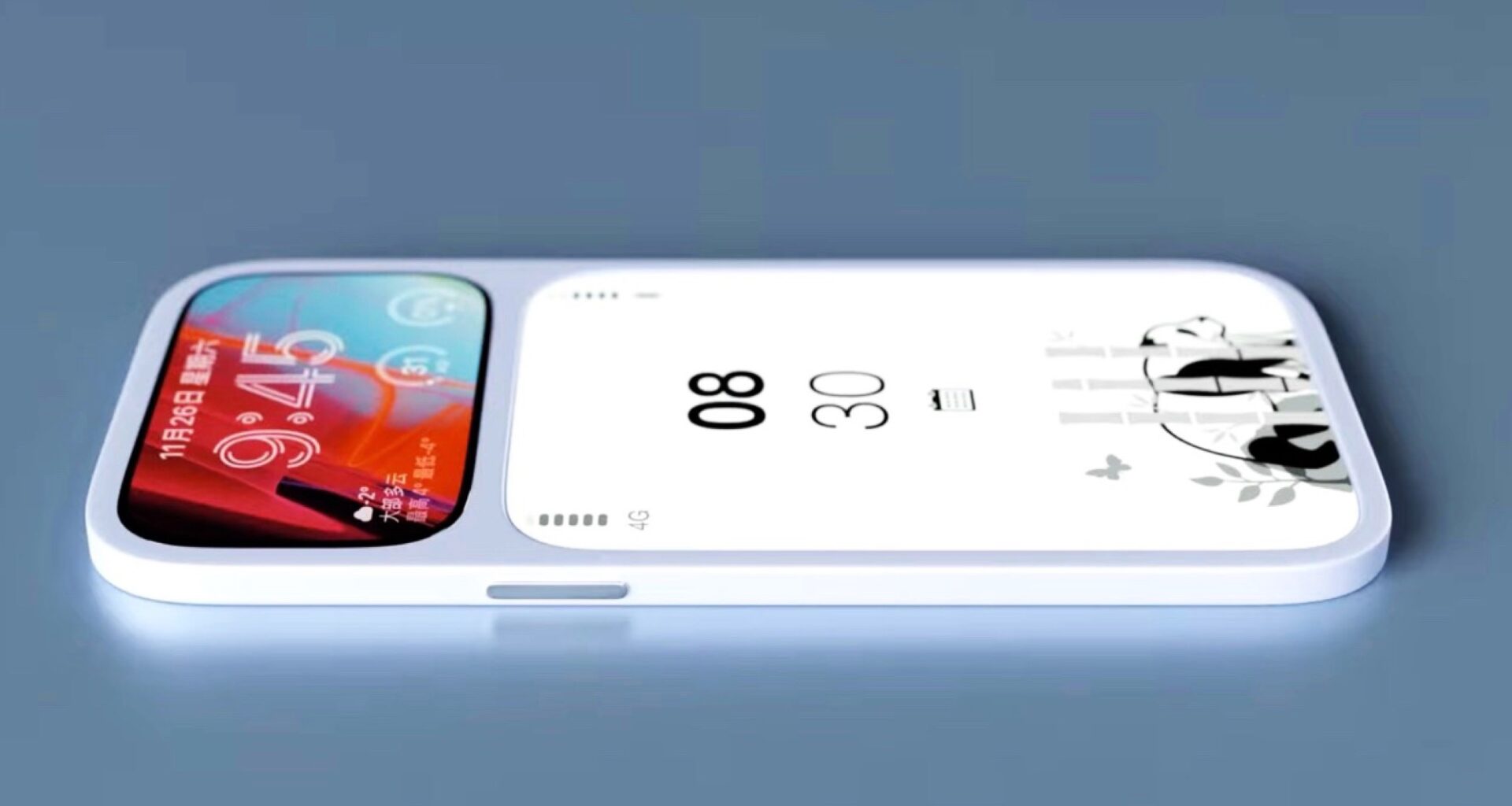 Pixel Duo concept smartphone sports dual display on the front with a big e-ink panel