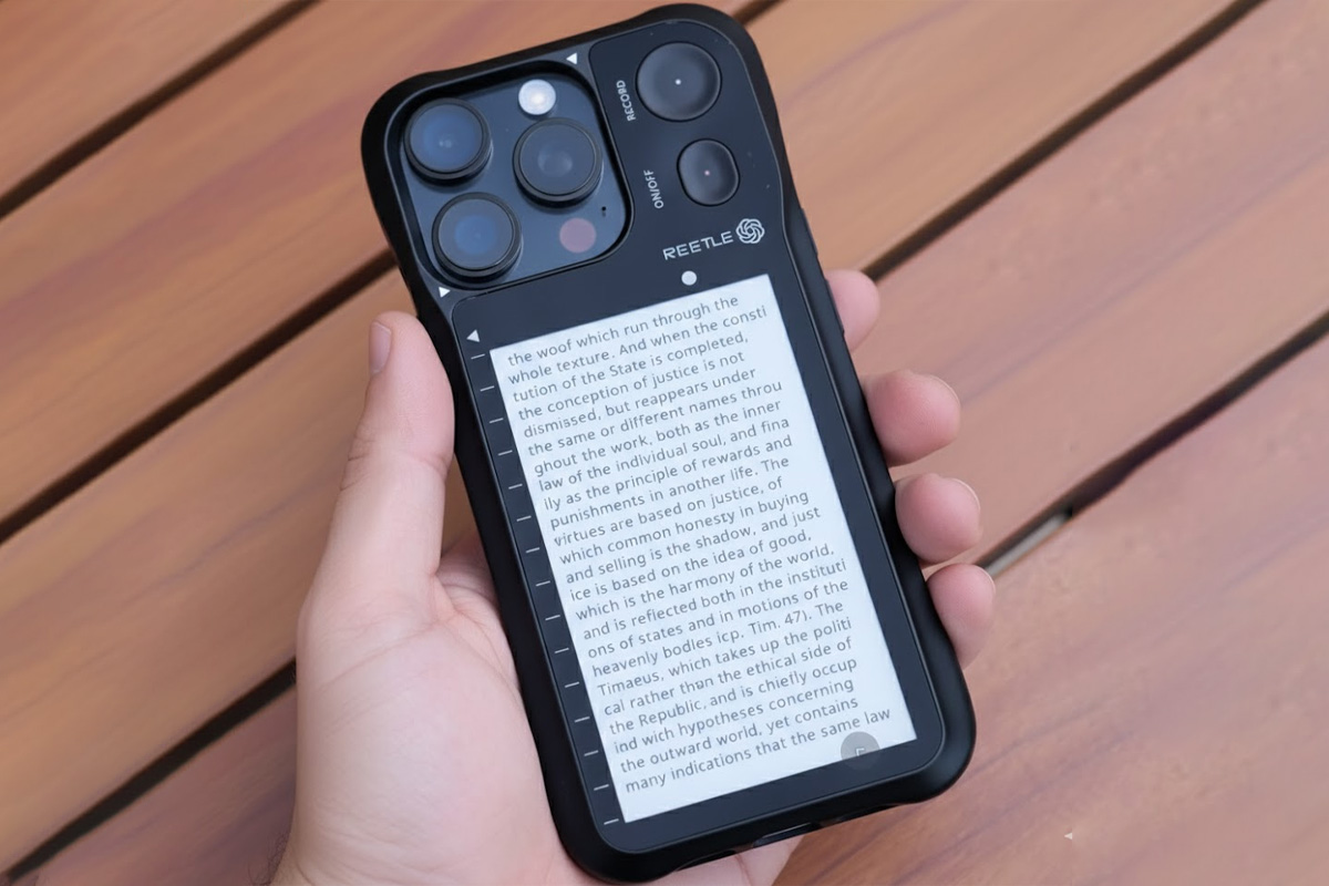 REETLE SmartInk I in hand case