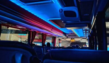 My sleeper coach to Dublin looked like a nightclub, but was surprisingly good value
