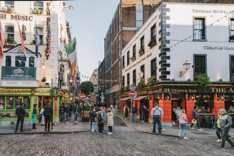 Dublin's Temple Bar area is popular with visitors (Photo: Pawel.gaul/Getty)