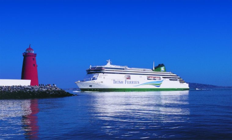The coach crosses the Irish Sea aboard MV Ulysses (Photo: Irish Ferries)