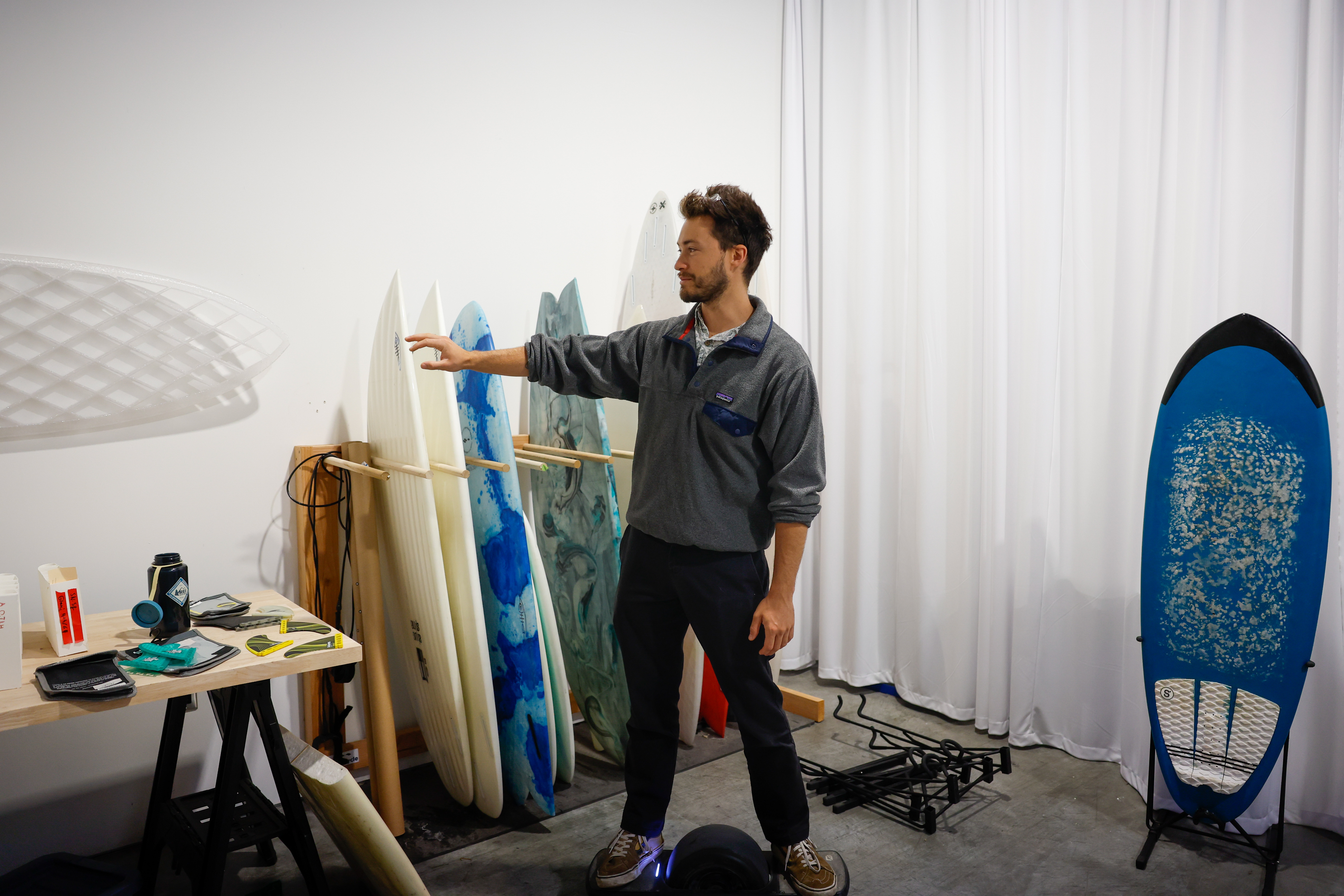 Patricio Guerrero, chief executive officer of Swellcycle, talks about surfboards...