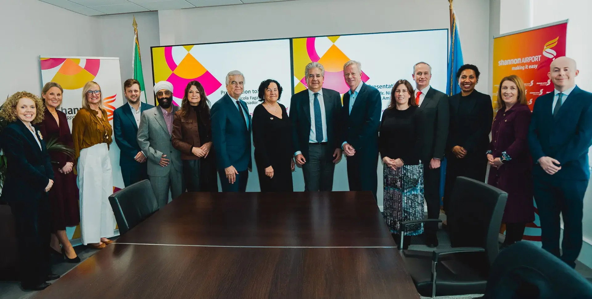 Italian Ambassador to Ireland meets Shannon Chamber members