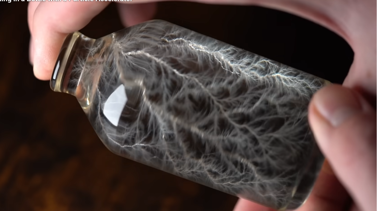 Lichtenberg Lightning In A Bottle, Thanks To The Magic Of Particle Accelerators