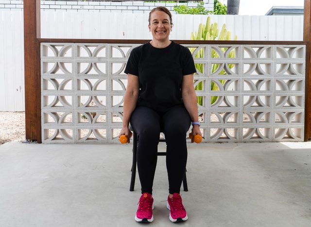 Seated Lateral Raise - Position 1