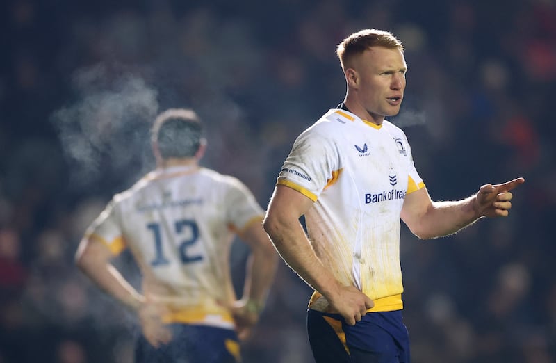 Ciarán Frawley has found game time at outhalf hard to come by at Leinster. Photograph: James Crombie/Inpho