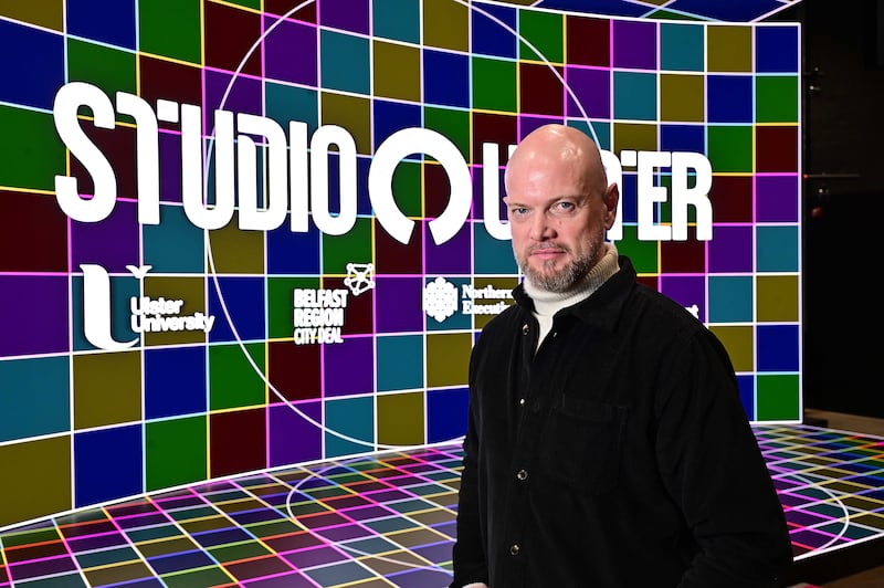 Studio Ulster's chief executive Prof Declan Keeney in Belfast. Photograph: Arthur Allison/Pacemaker Press