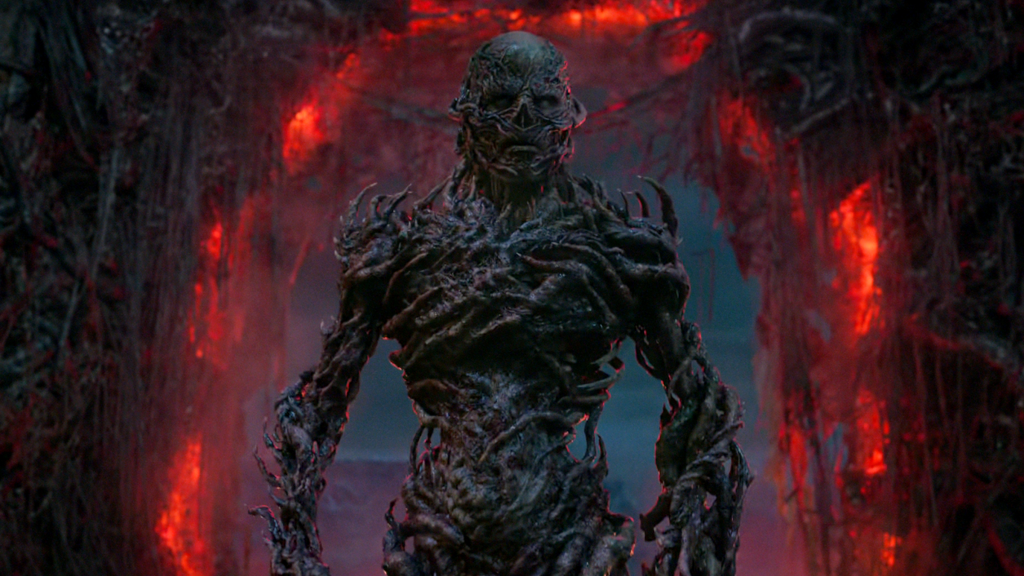 Vecna in Hawkins in Stranger Things Season 5, Episode 4
