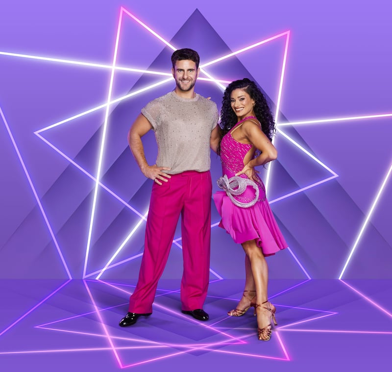 Eric Roberts and Arianna Favaro on Dancing with the Stars 2026. Photograph: RTÉ