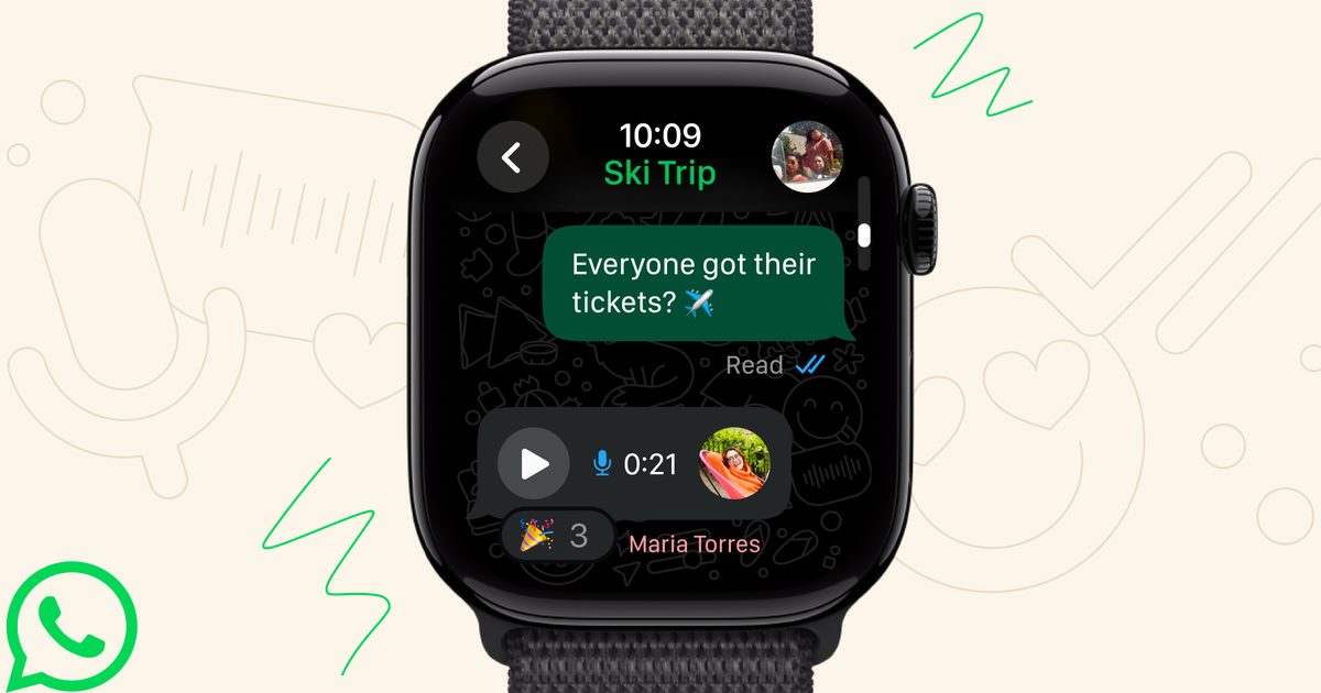 WhatsApp is making it easier to keep tabs on your connected Apple Watch
