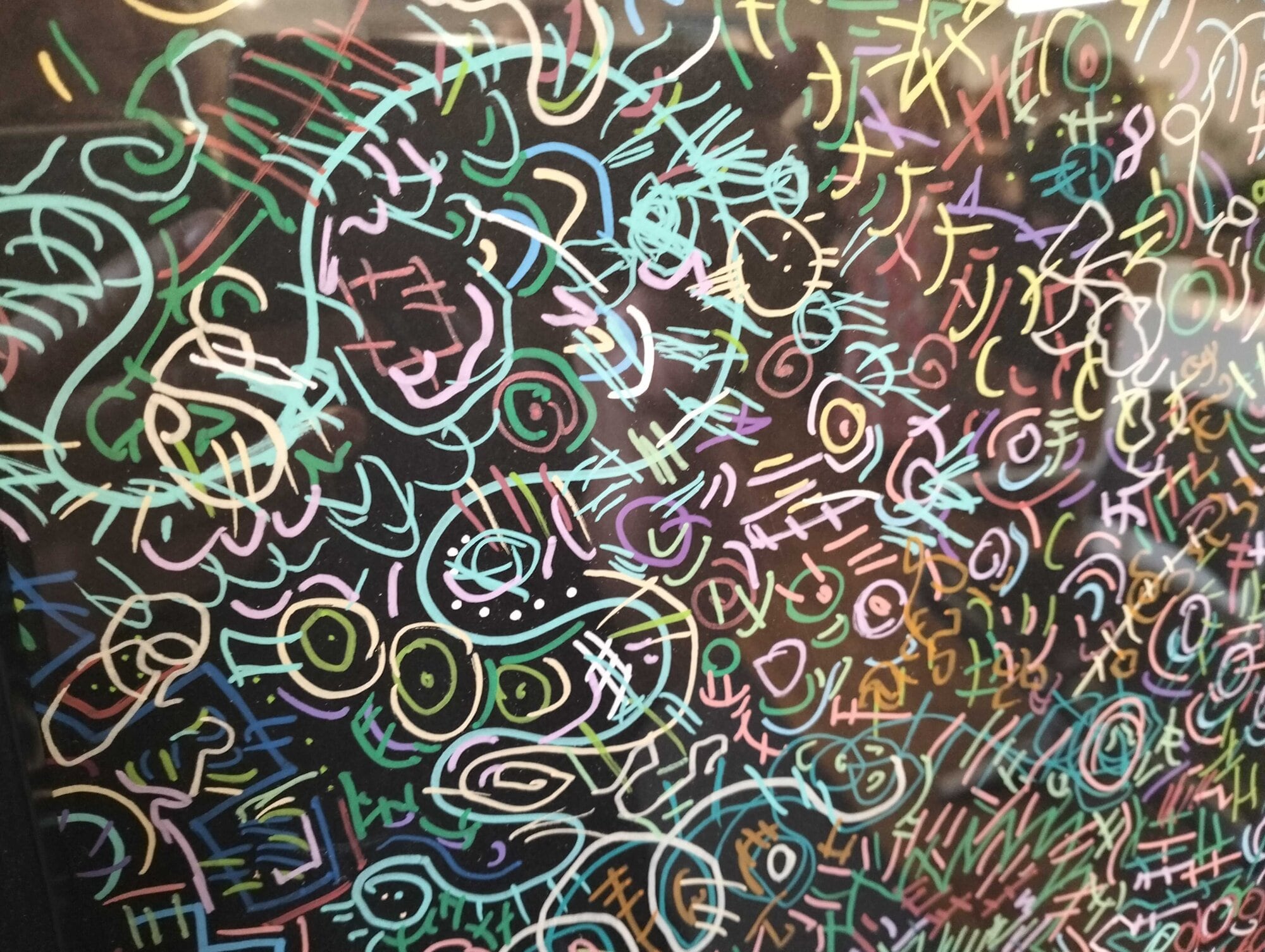  A close-up of one of Ian Cameron’s artworks at Gallery 190 NZ. Photo / Rosalie Liddle Crawford